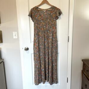 Frye Butterfly Magic Witchy Whimsigoth Cottage Fairy Boho Maxi Dress Size XXL 2X